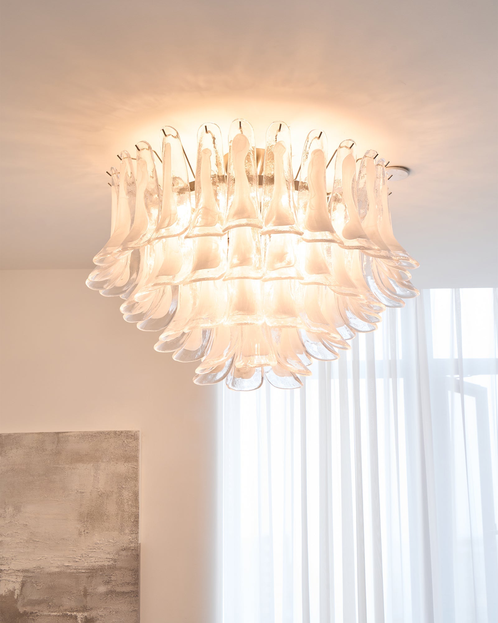 Wave Glass Ceiling Lamp