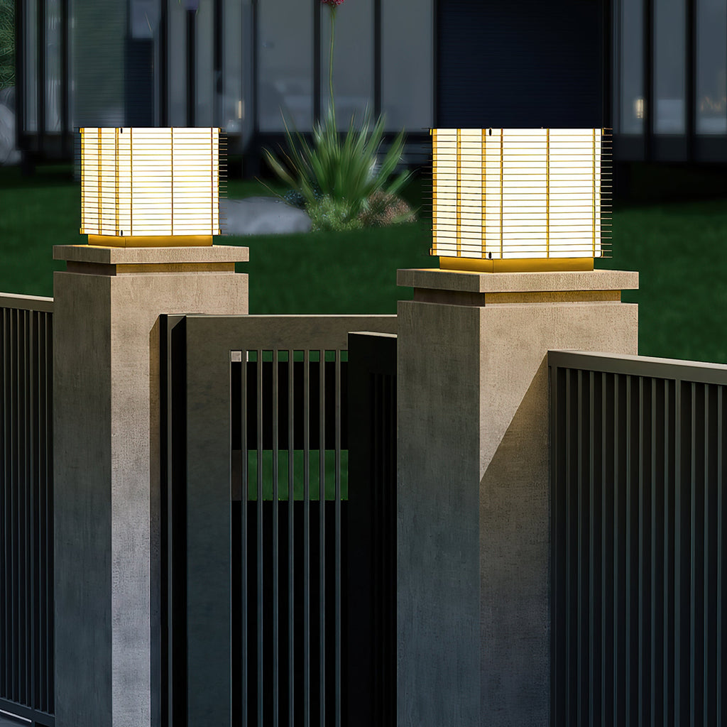 Grid Post Outdoor Light