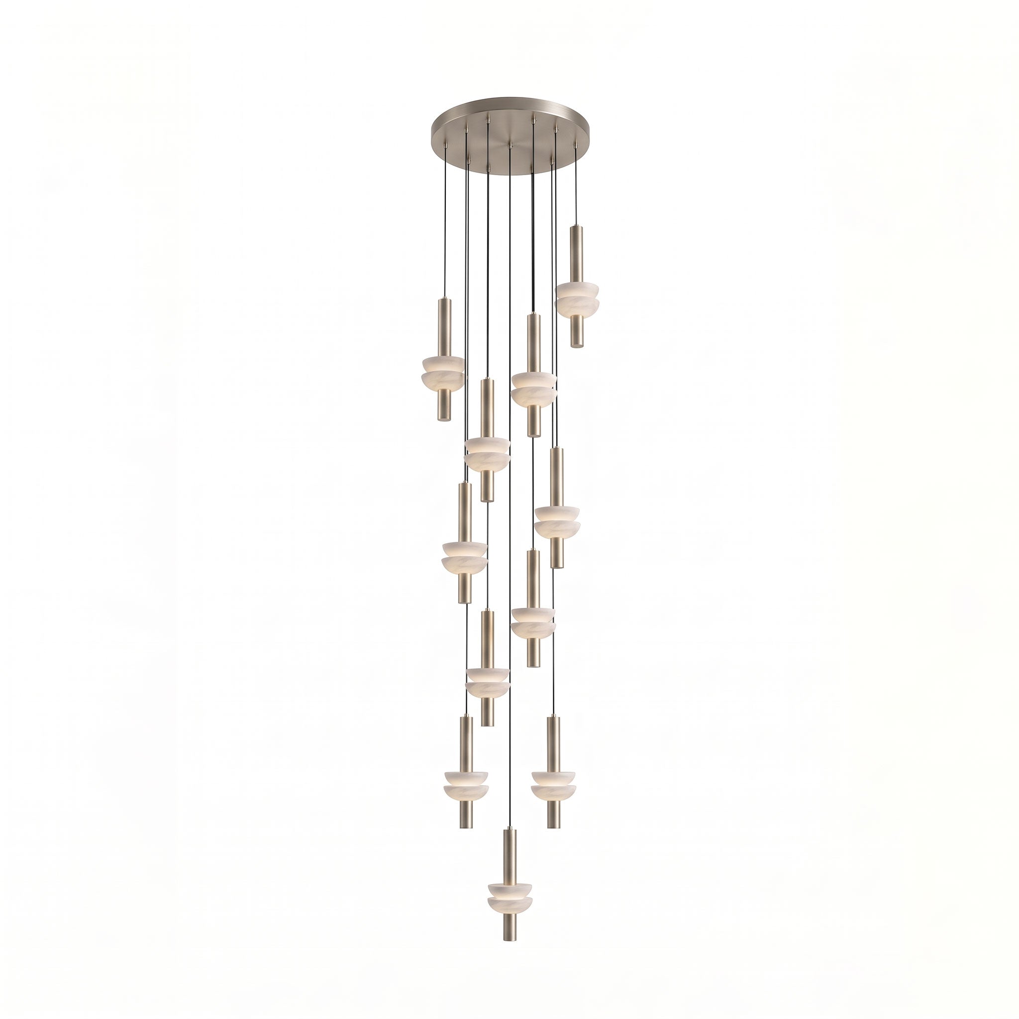 Alabaster Column Pendant Lamp
