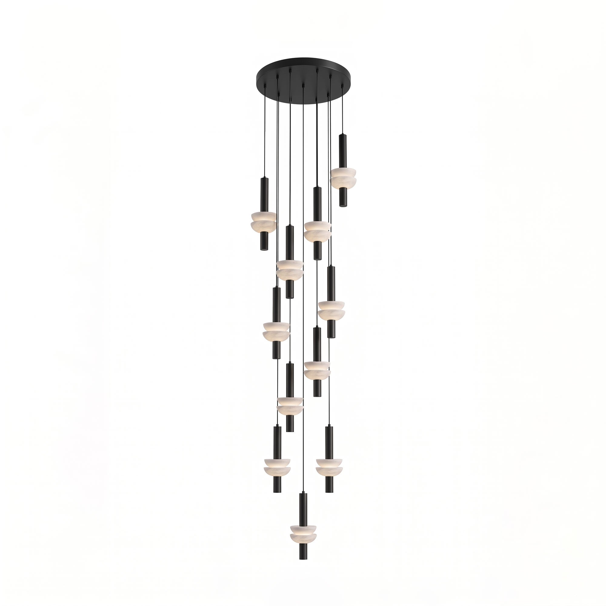 Alabaster Column Pendant Lamp