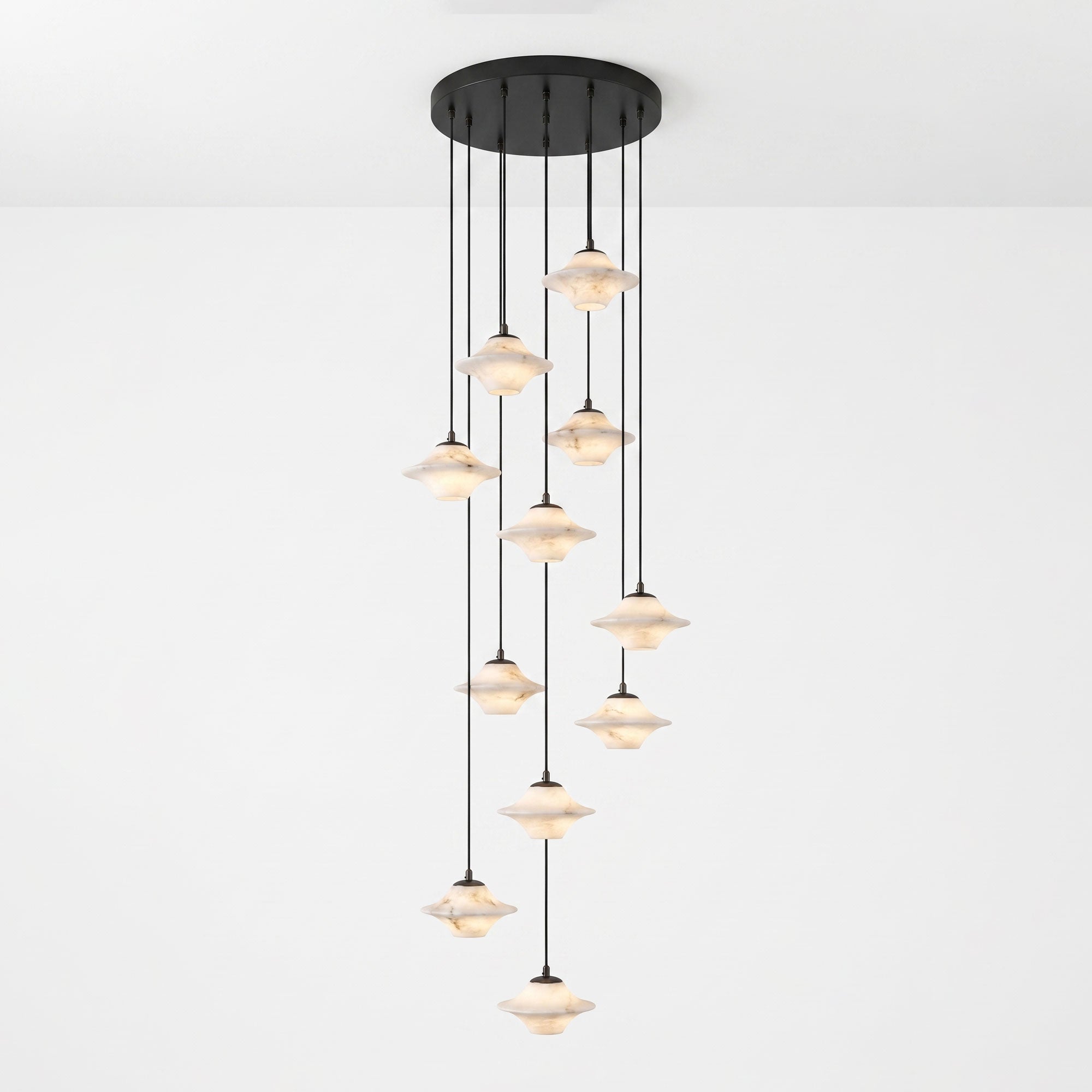 Saucer Alabaster Pendant Light
