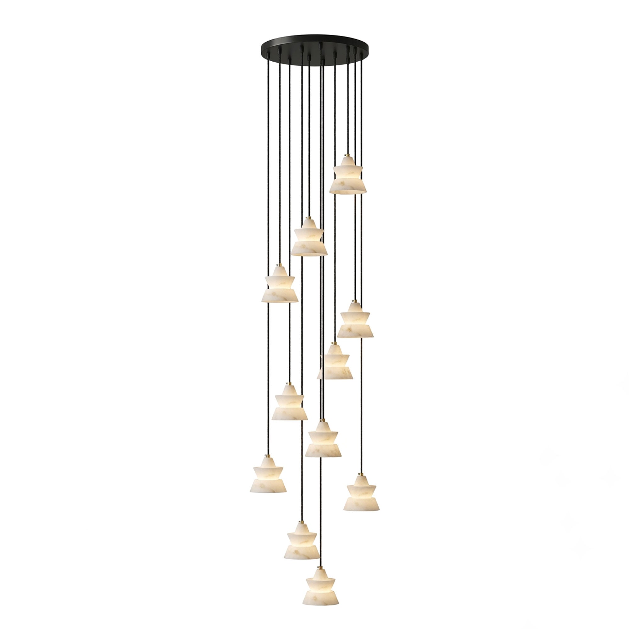 Trivola Alabaster Pendant Light