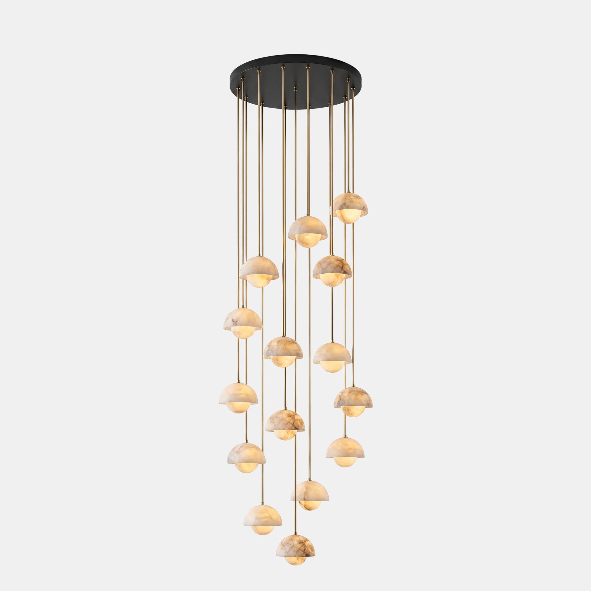 Alabaster Bud Pendant Lamp