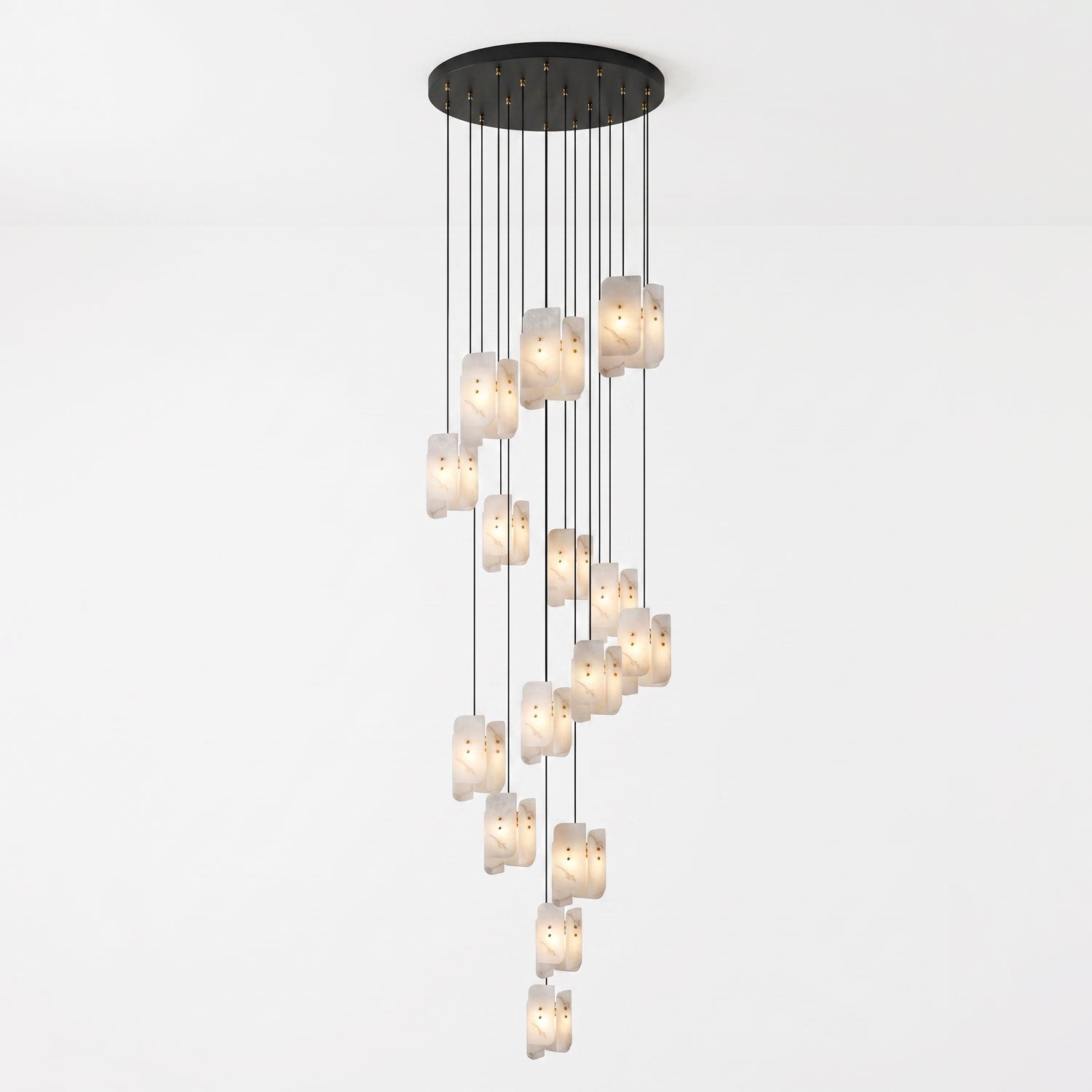 Megalith Mini Alabaster Pendant Light