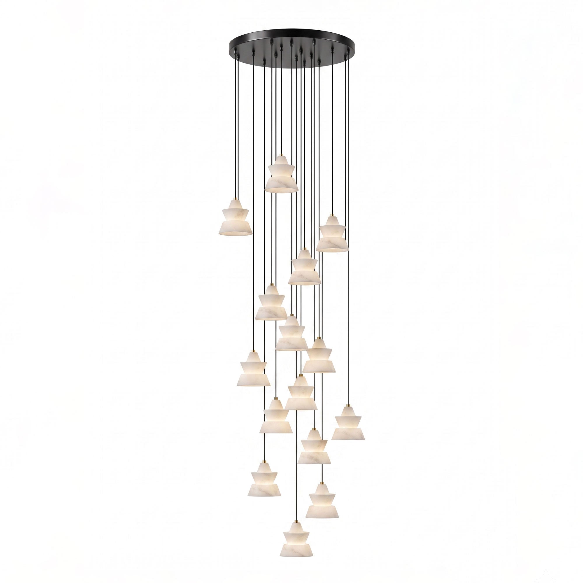 Trivola Alabaster Pendant Light