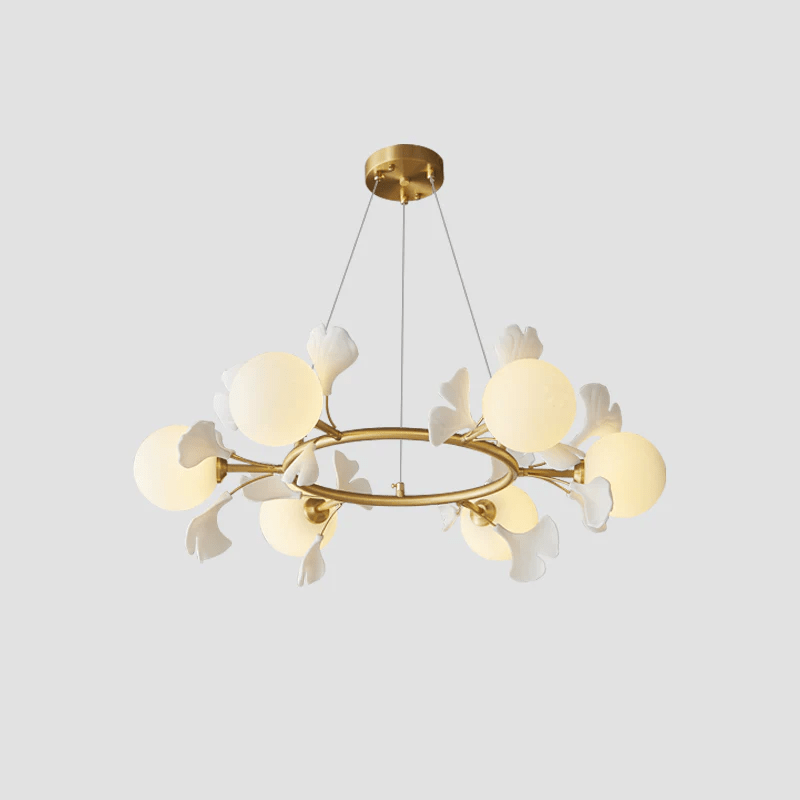 Gingko Orb Chandelier