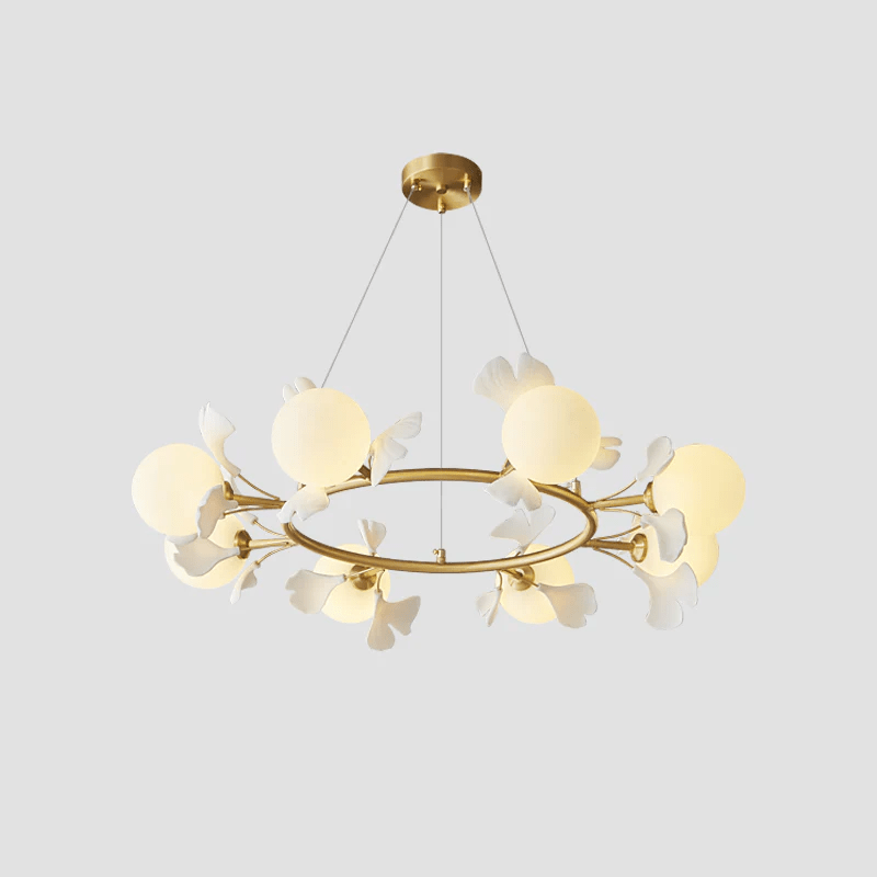 Gingko Orb Chandelier