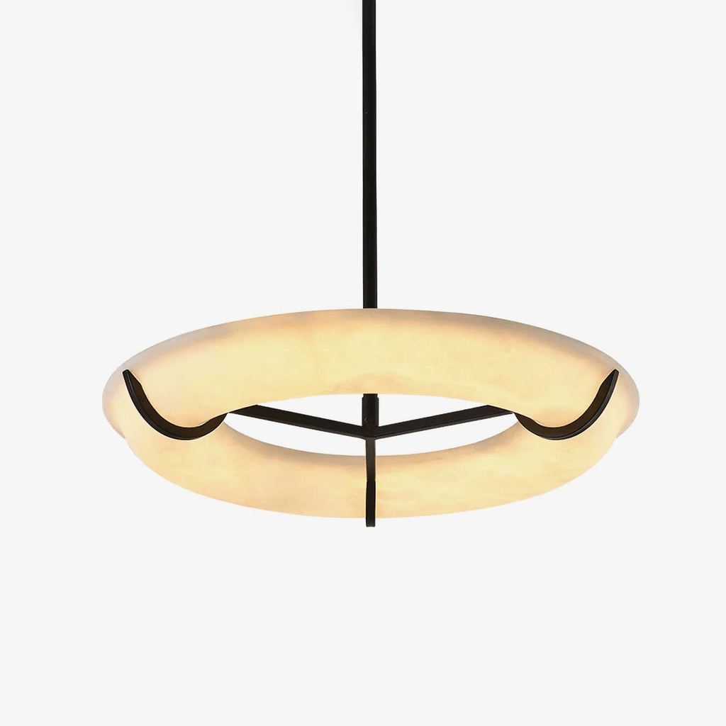 Carve Alabaster Pendant Light