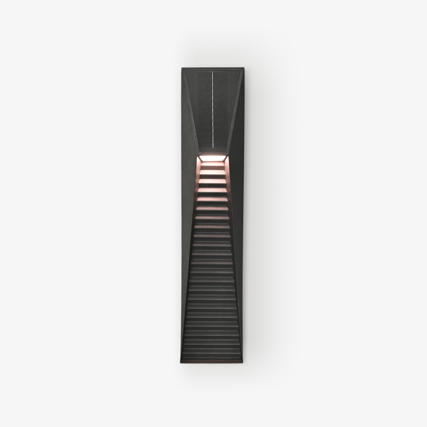 Obsidian Path Solar Outdoor Wall Light