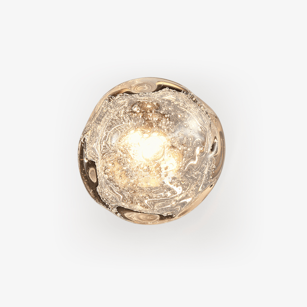 Orrin Molten Glass Wall Light