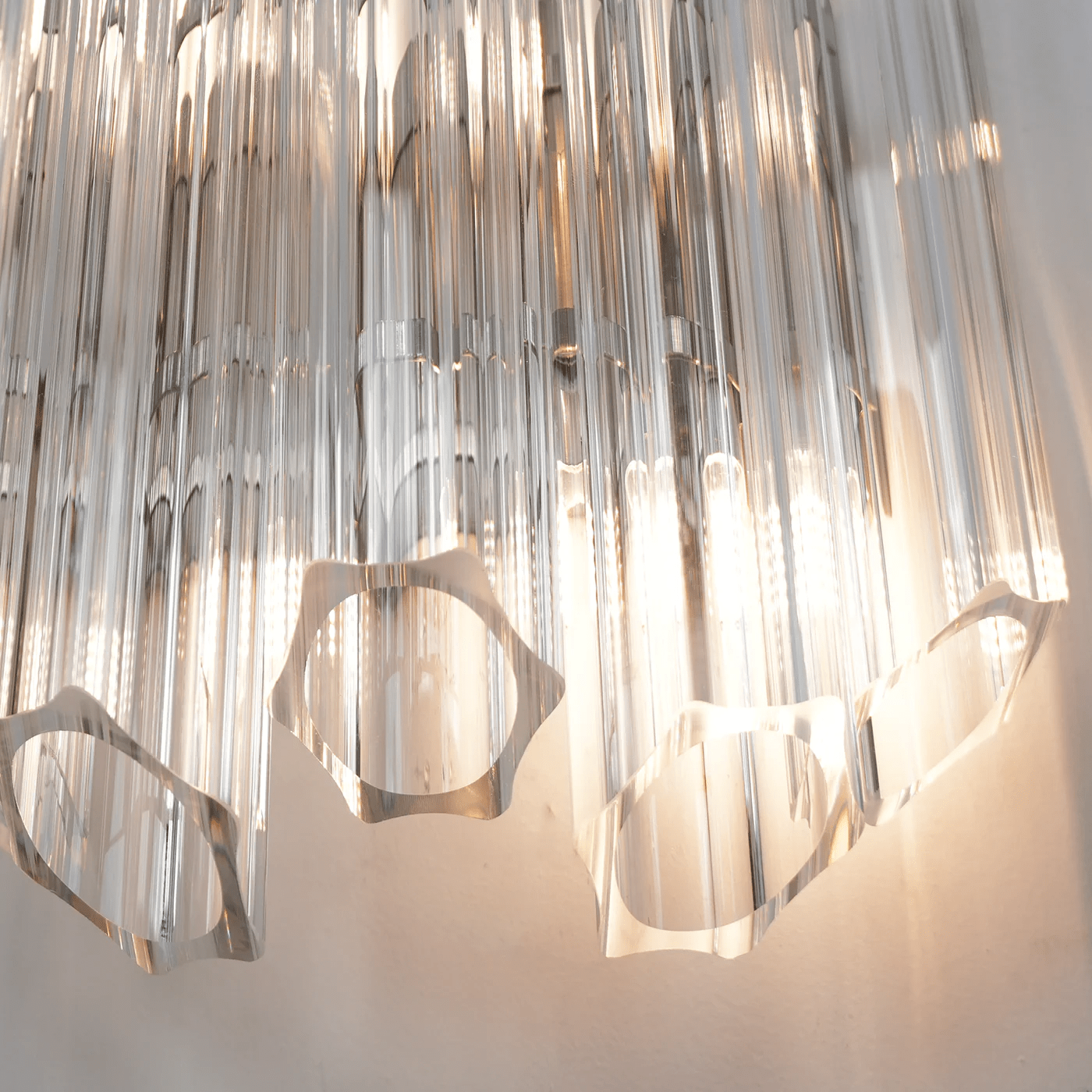 Clear Palermo Glass Wall Lamp