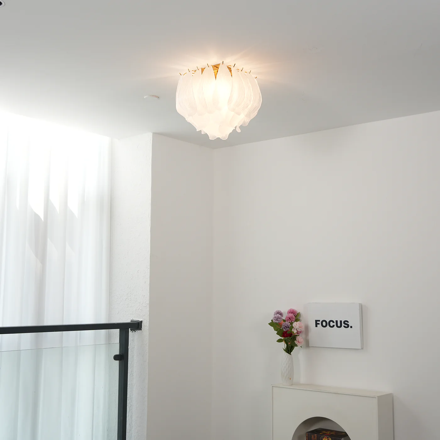 Tuliva Glass Ceiling Lamp