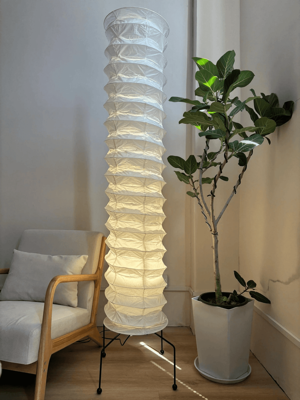 Washi Paper UF4-31N Floor Lamp