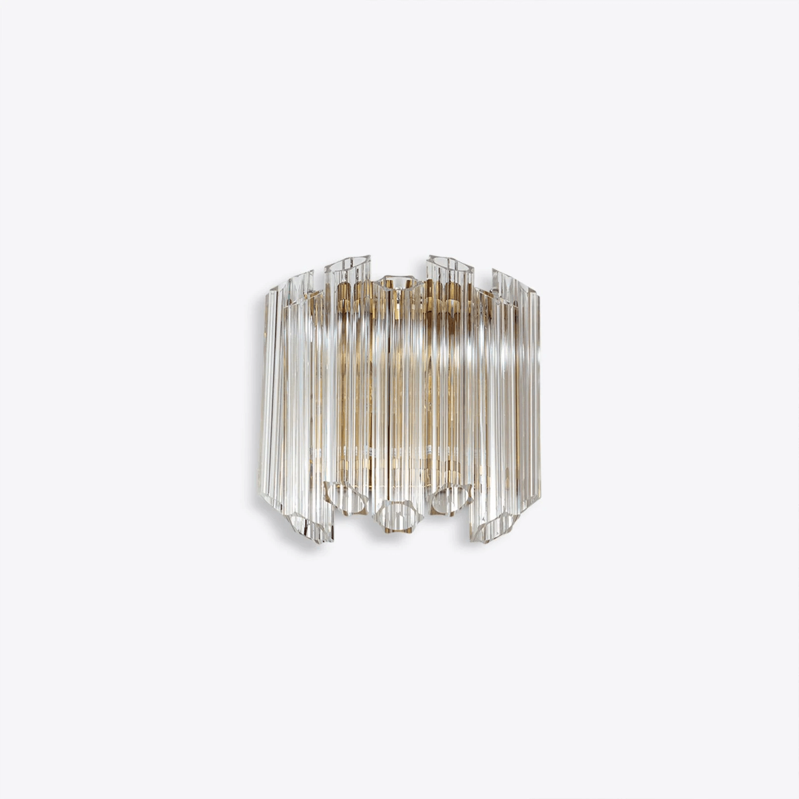 Clear Palermo Glass Wall Lamp