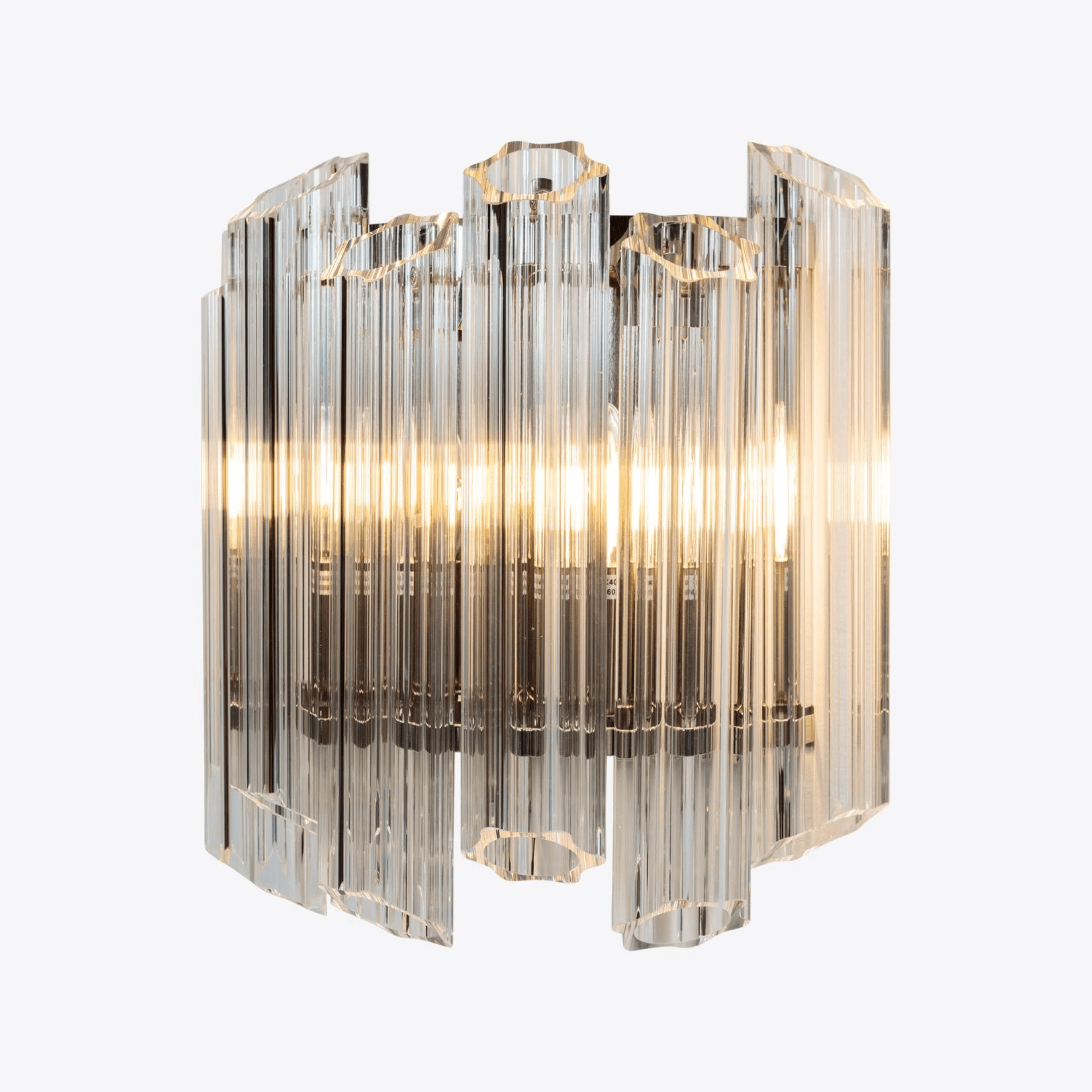 Clear Palermo Glass Wall Lamp