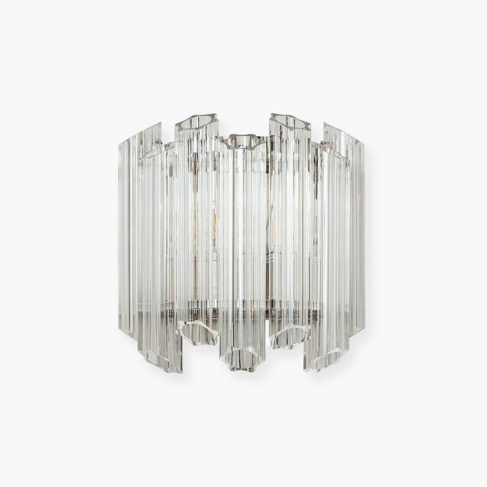 Clear Palermo Glass Wall Lamp