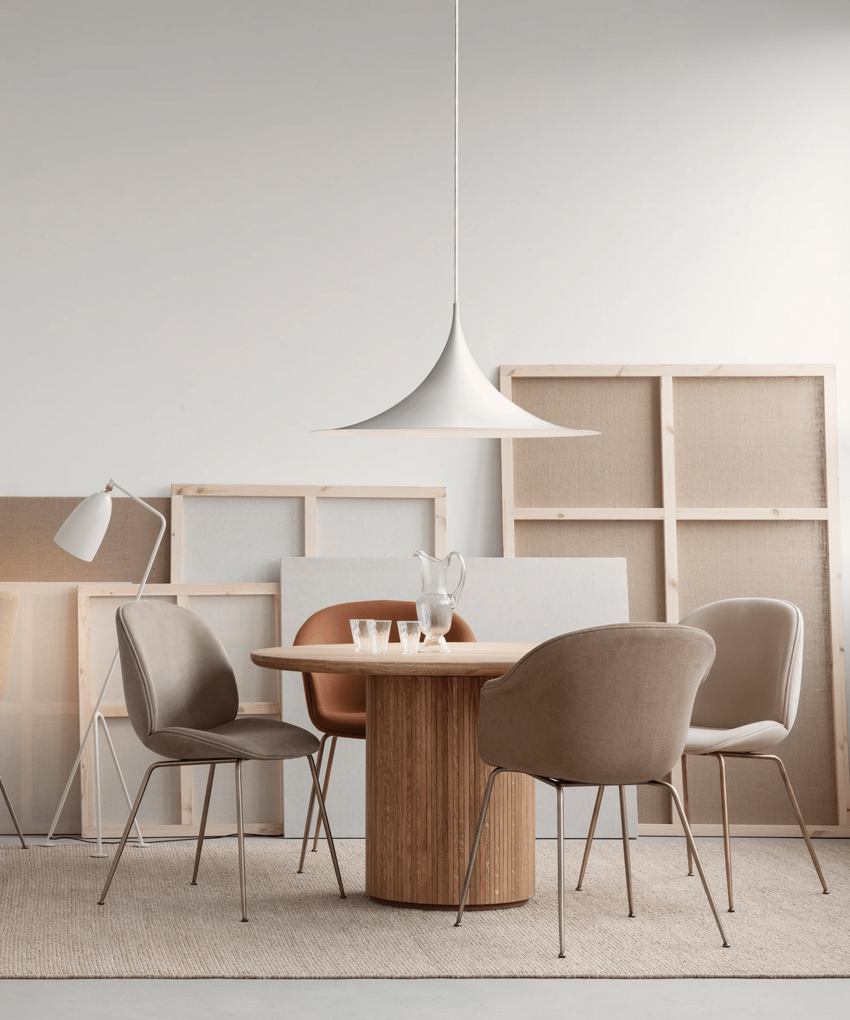 Semi Swag Pendant Light