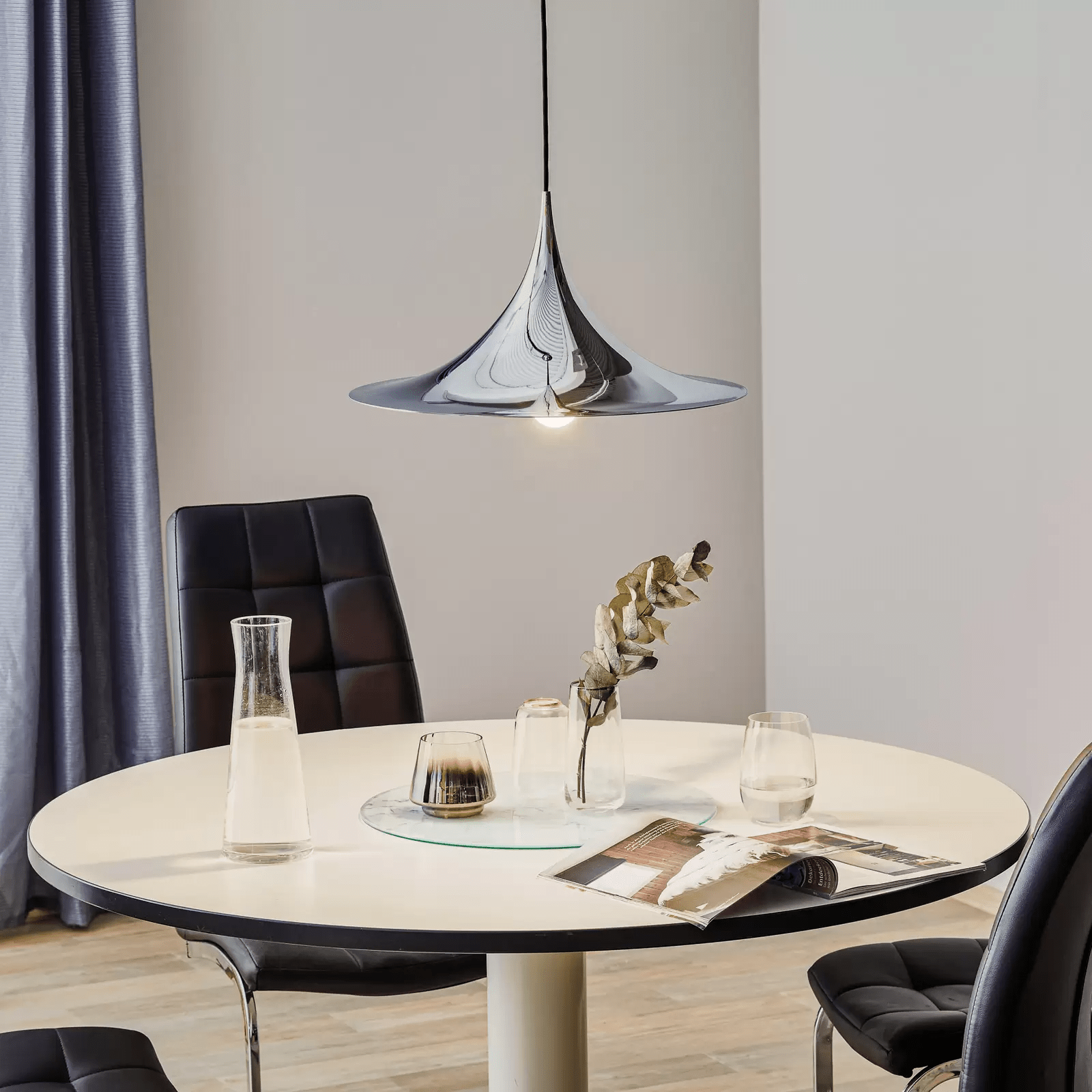 Semi Swag Pendant Light
