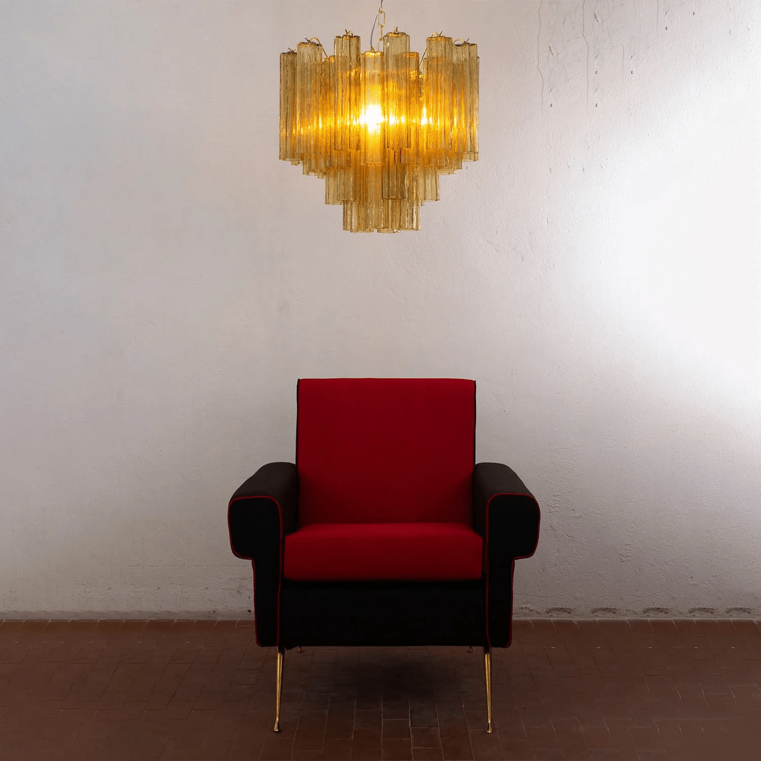 Glass Tubes Chandelier