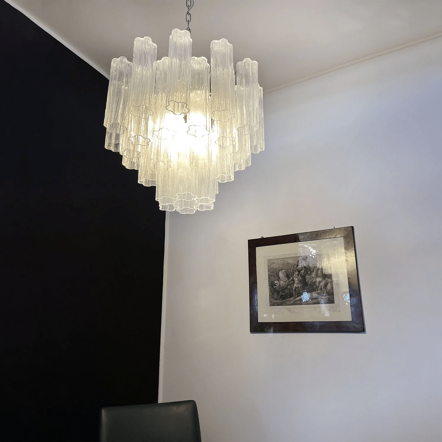 Glass Tubes Chandelier