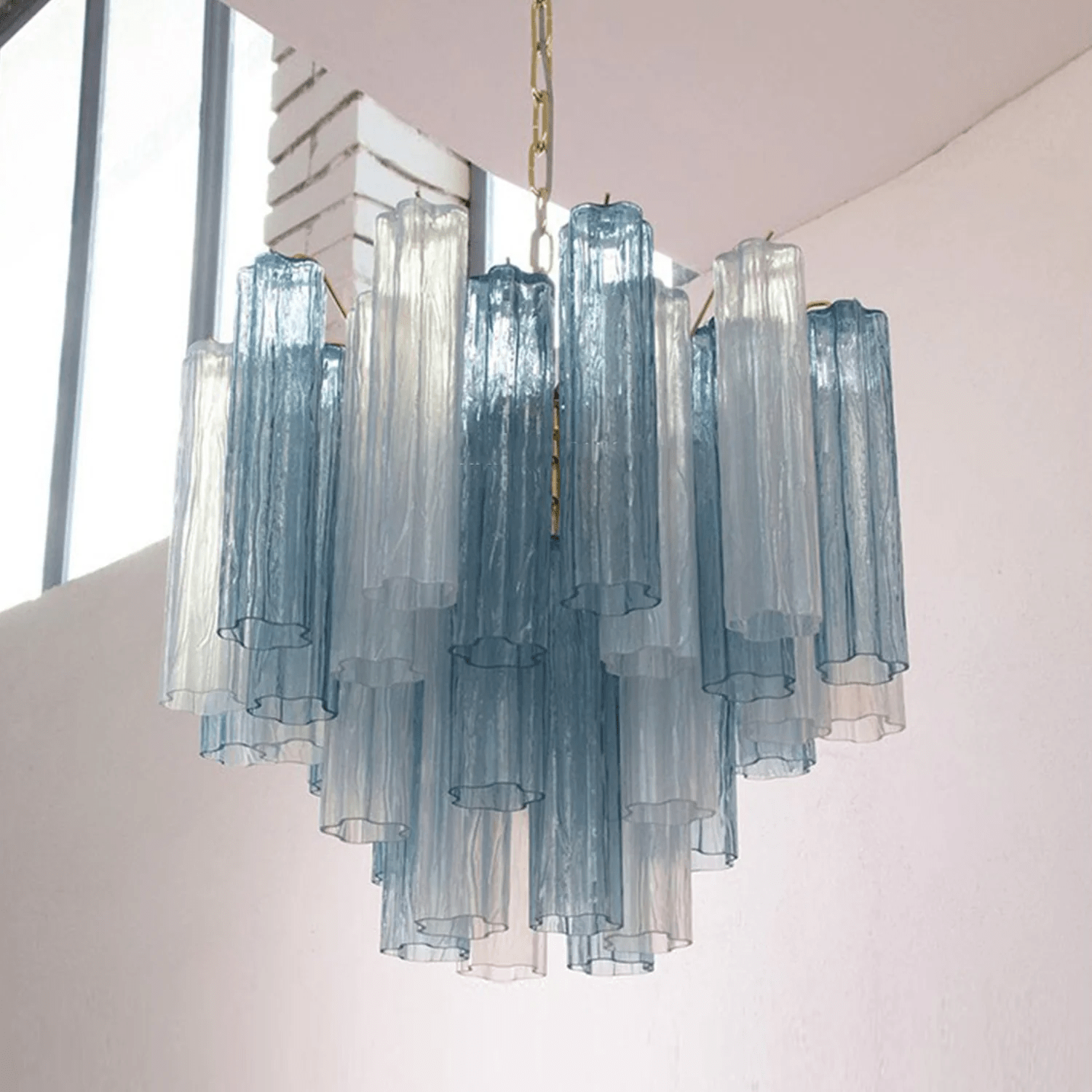 Glass Tubes Chandelier