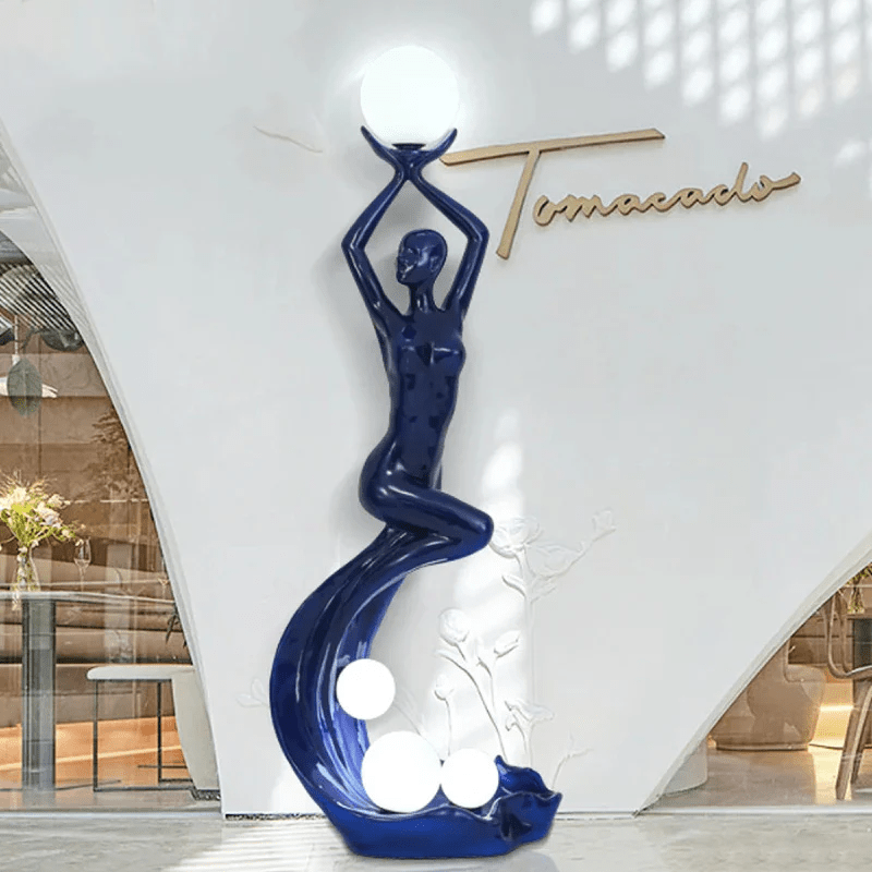 Mermaid Sculpture Floor Lamp