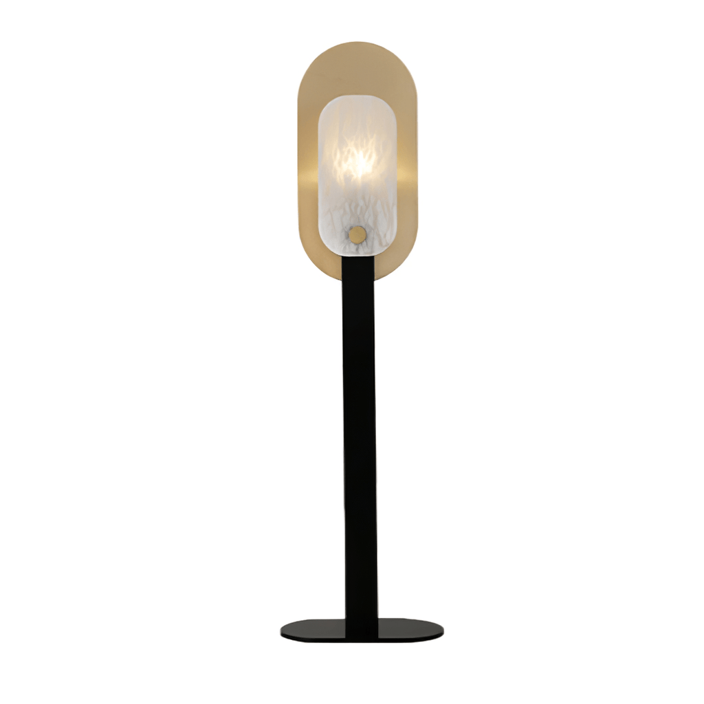 Mosaic Elegance Alabaster Floor Lamp