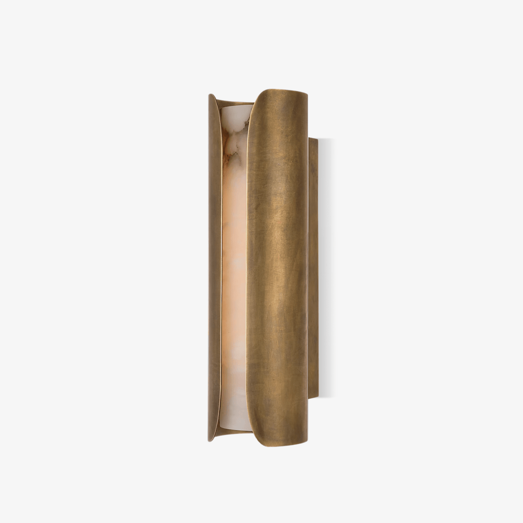 Cradled Alabaster Sconce