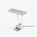 Chrome Coiled Wire Desk Lamp