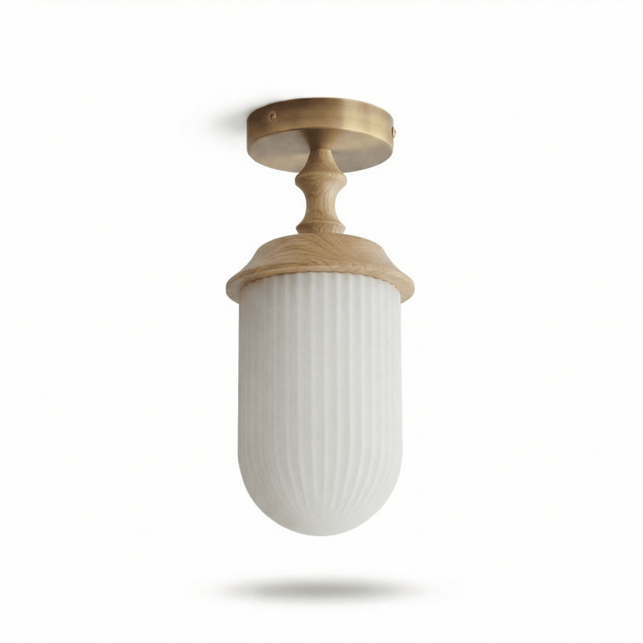 Sylvan Wood Rim Ceiling Lamp