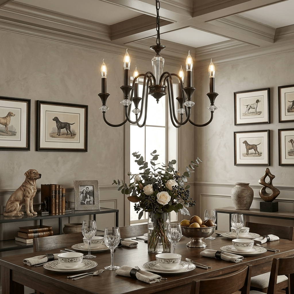 Noir Candelabra Chandelier