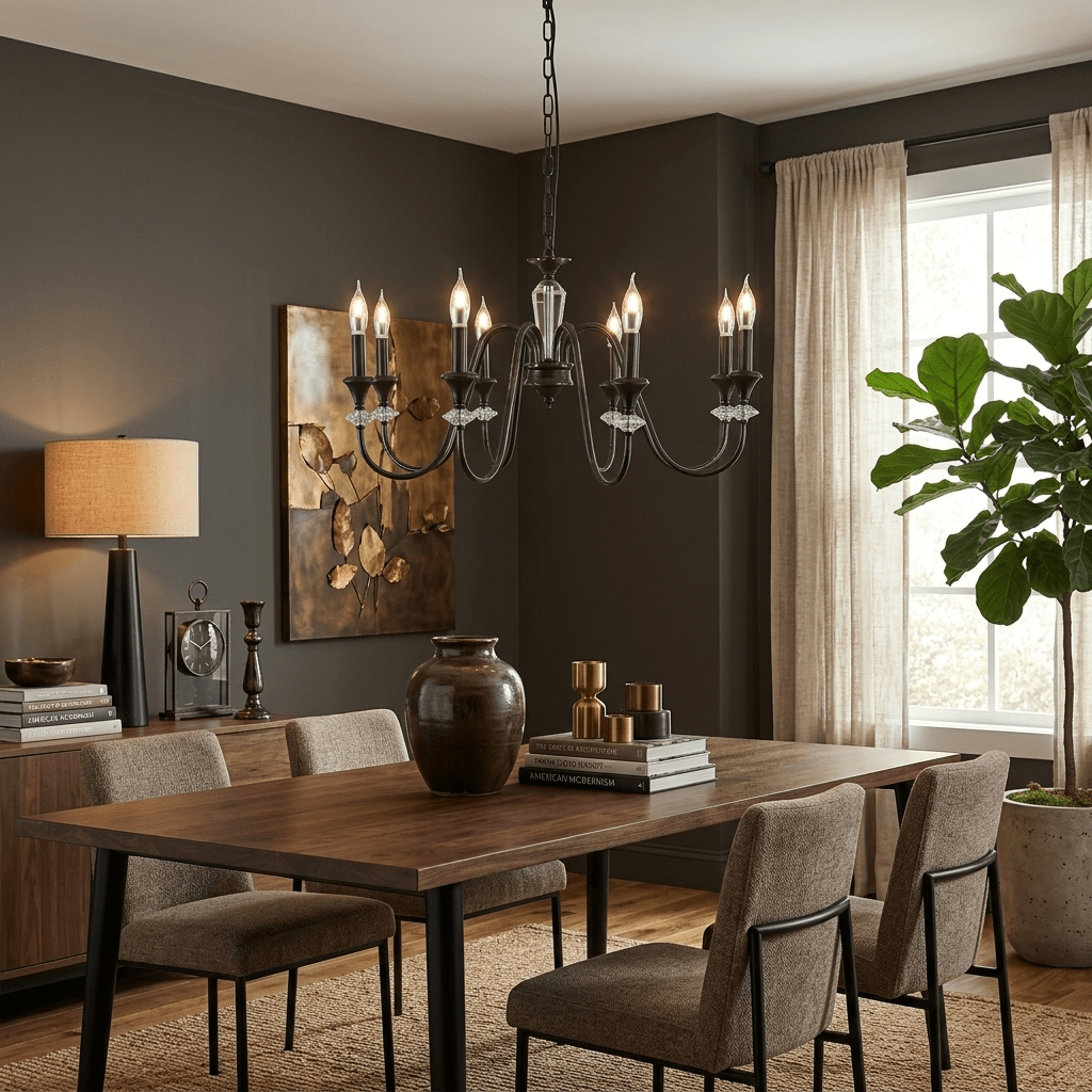 Noir Candelabra Chandelier