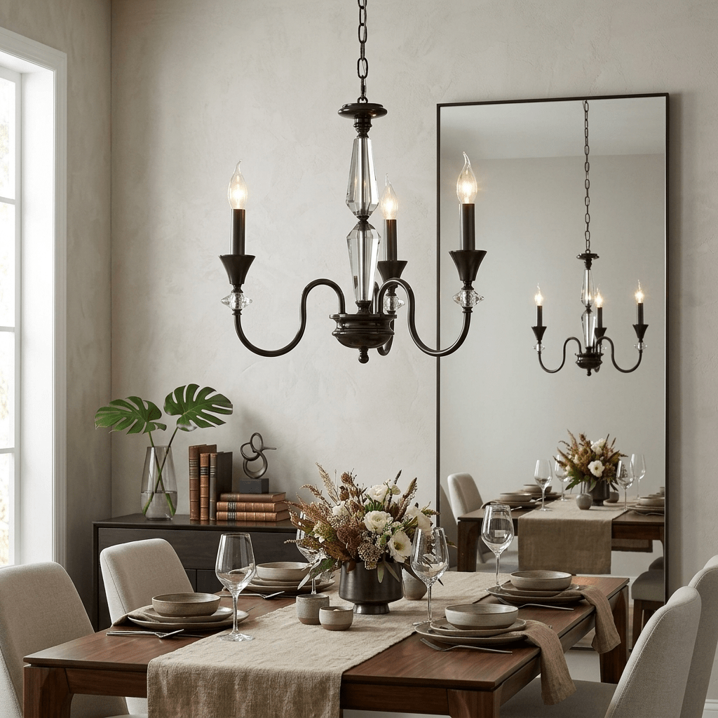 Noir Candelabra Chandelier