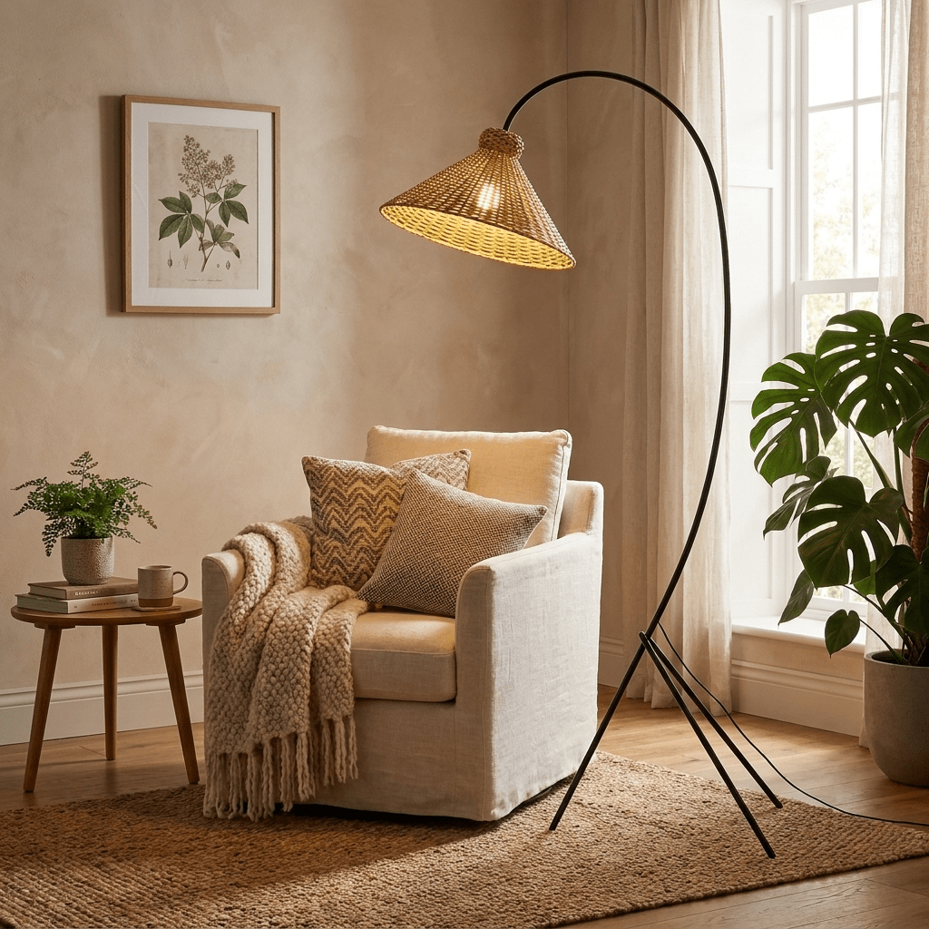 Tana Woven Floor Lamp