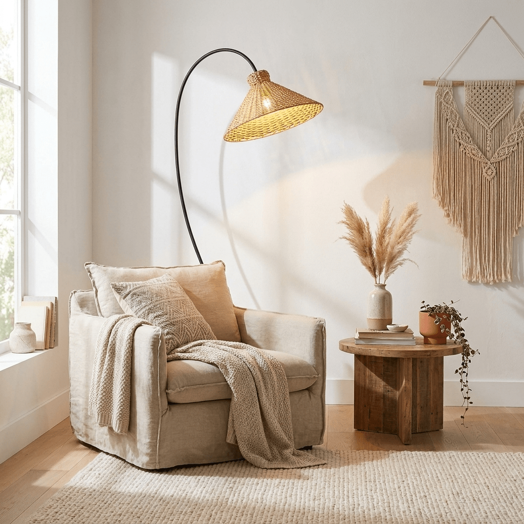 Tana Woven Floor Lamp