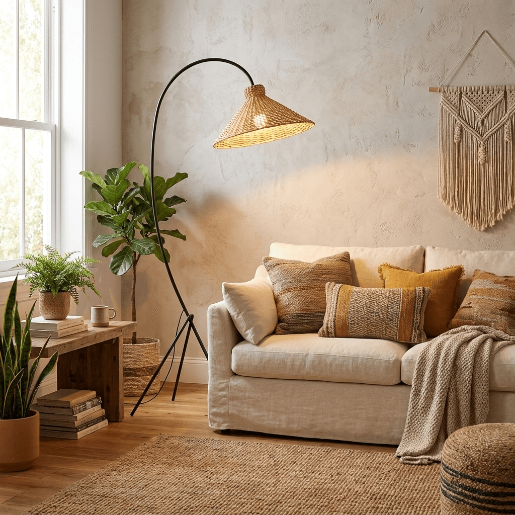 Tana Woven Floor Lamp