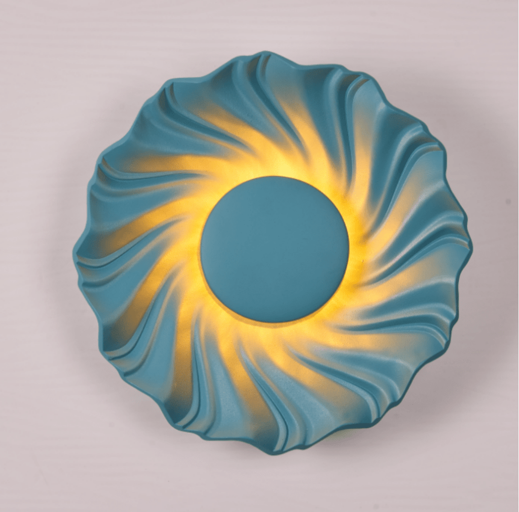 Solar Spiral Wall Sconce