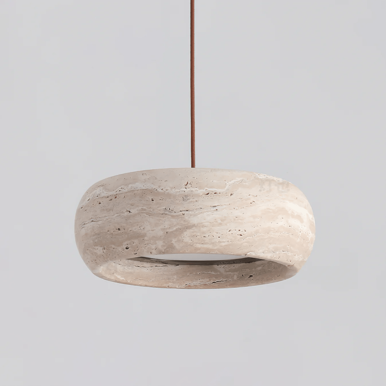 Donut Travertine Pendant Lamp