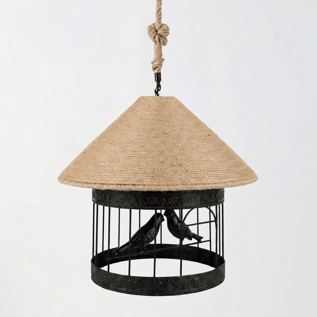 Retro Hemp Rope Interesting Pendant Light