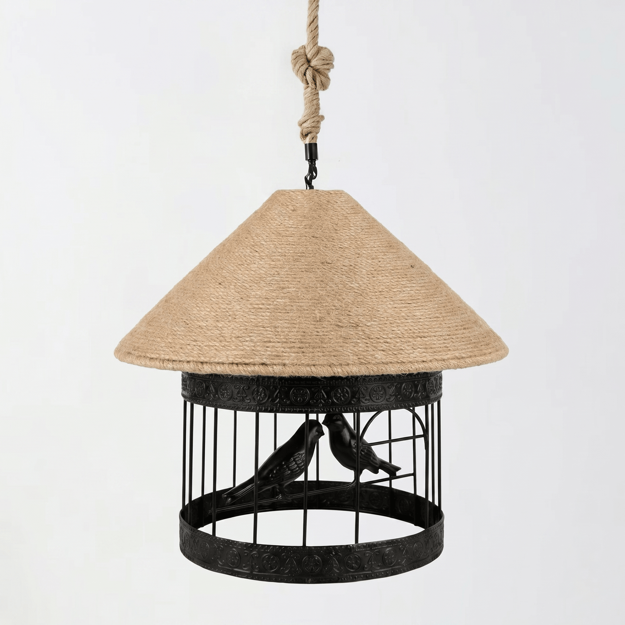 Retro Hemp Rope Interesting Pendant Light
