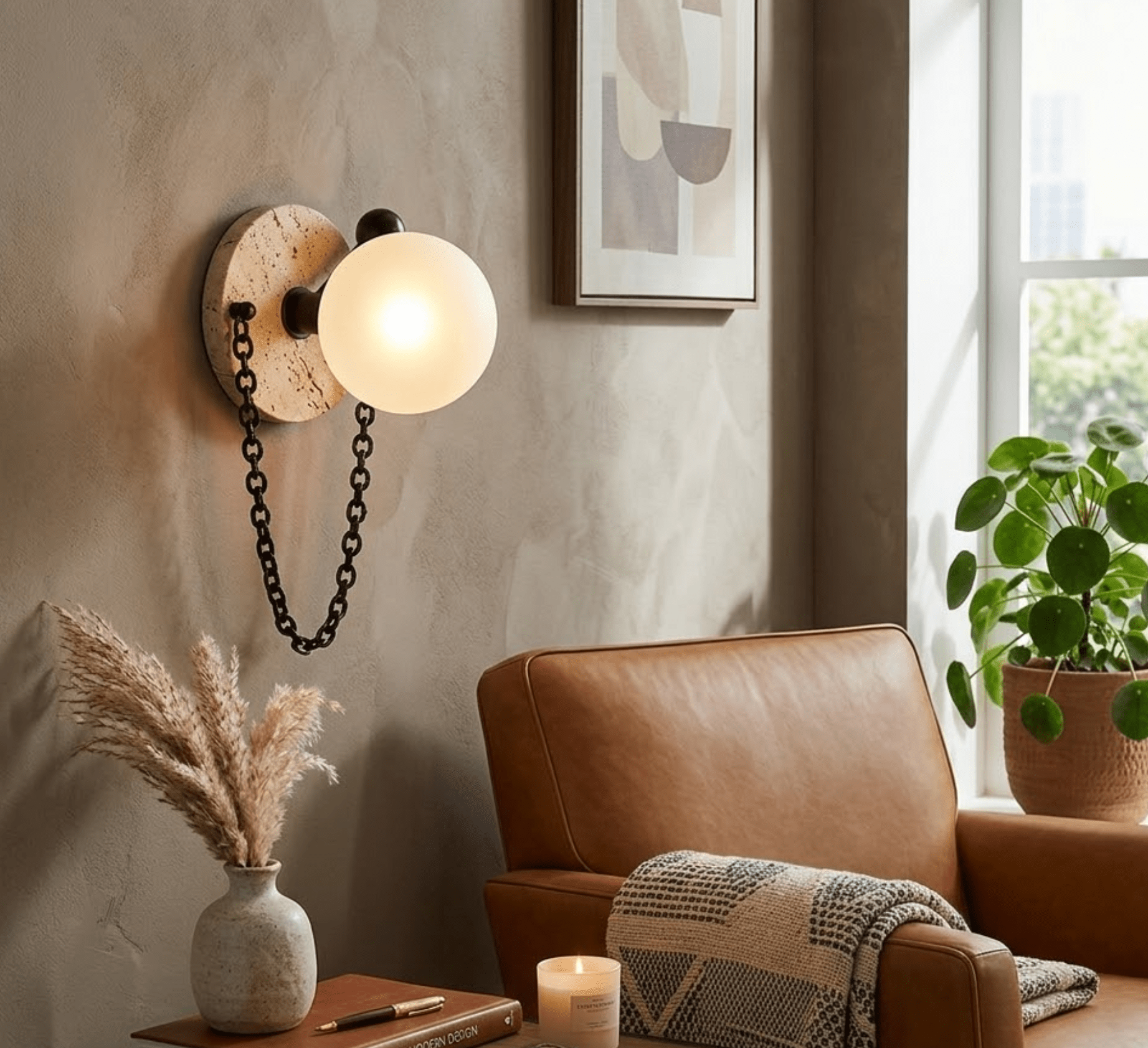 Keepsake Marble Globe Wall Sconce