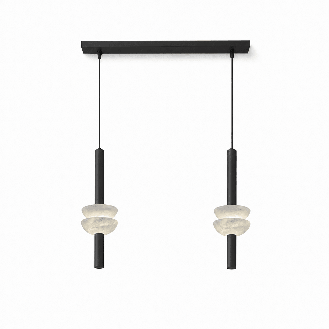 Alabaster Column Pendant Lamp