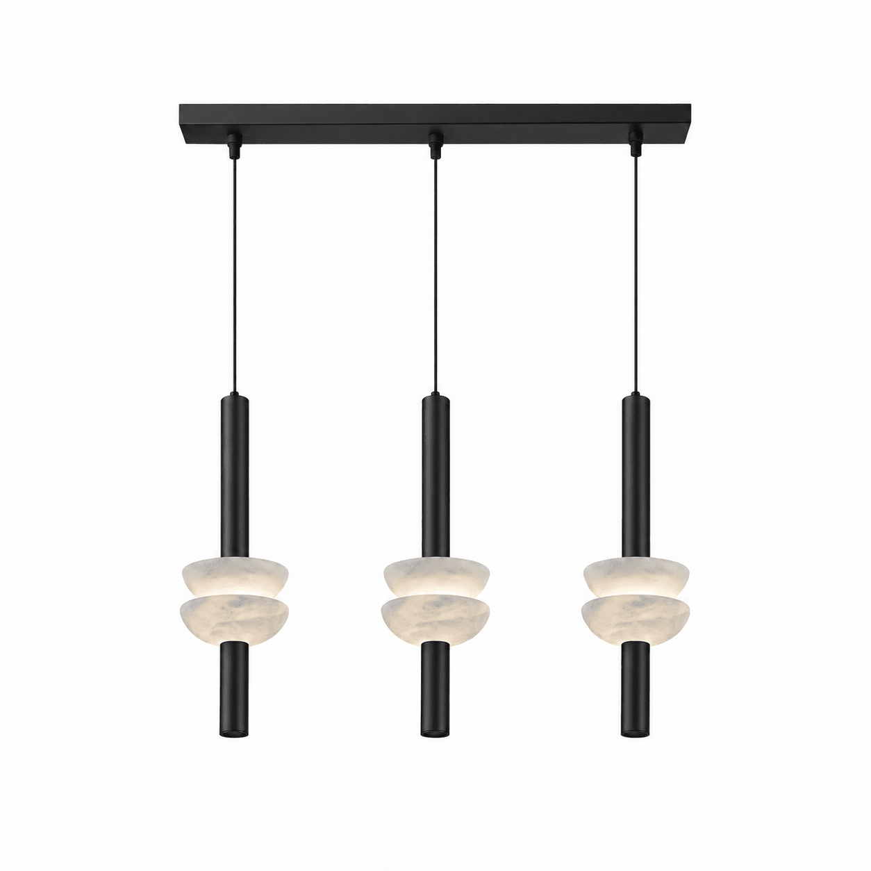 Alabaster Column Pendant Lamp