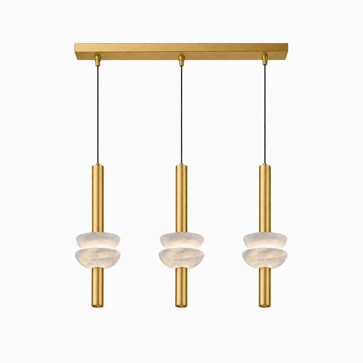 Alabaster Column Pendant Lamp