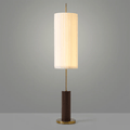 Pleated Cylinder Floor Lamp