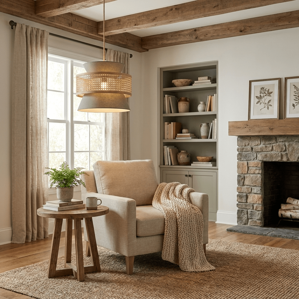 Sienna Rattan Pendant Light