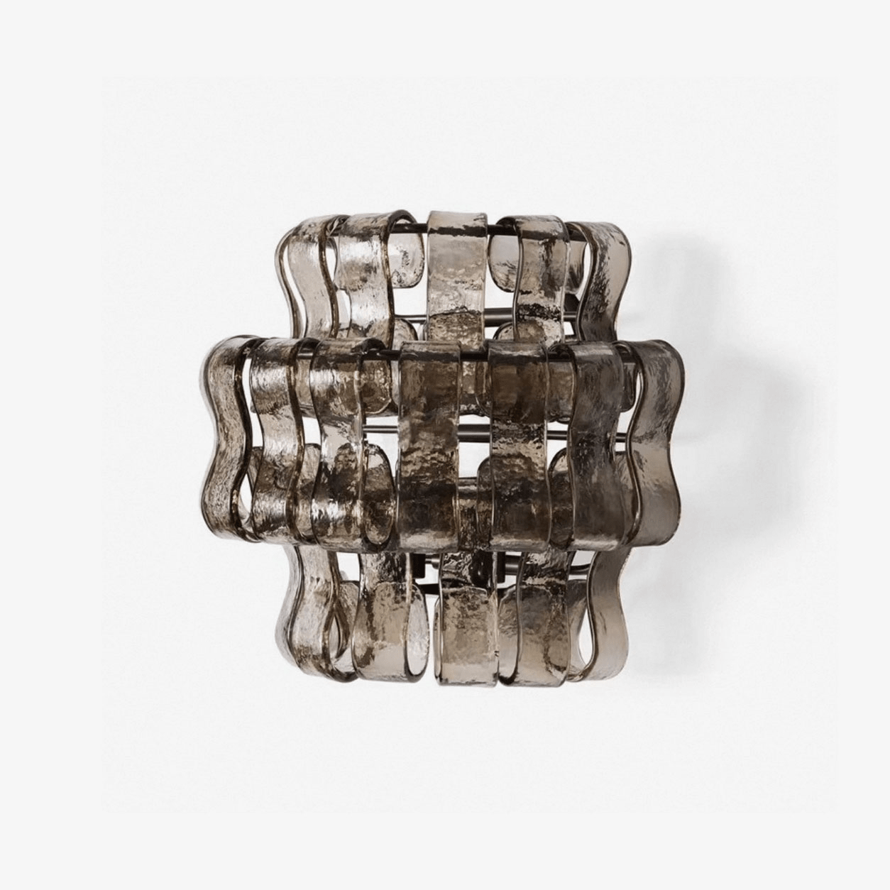 Valena Ripple Glass Wall Sconce