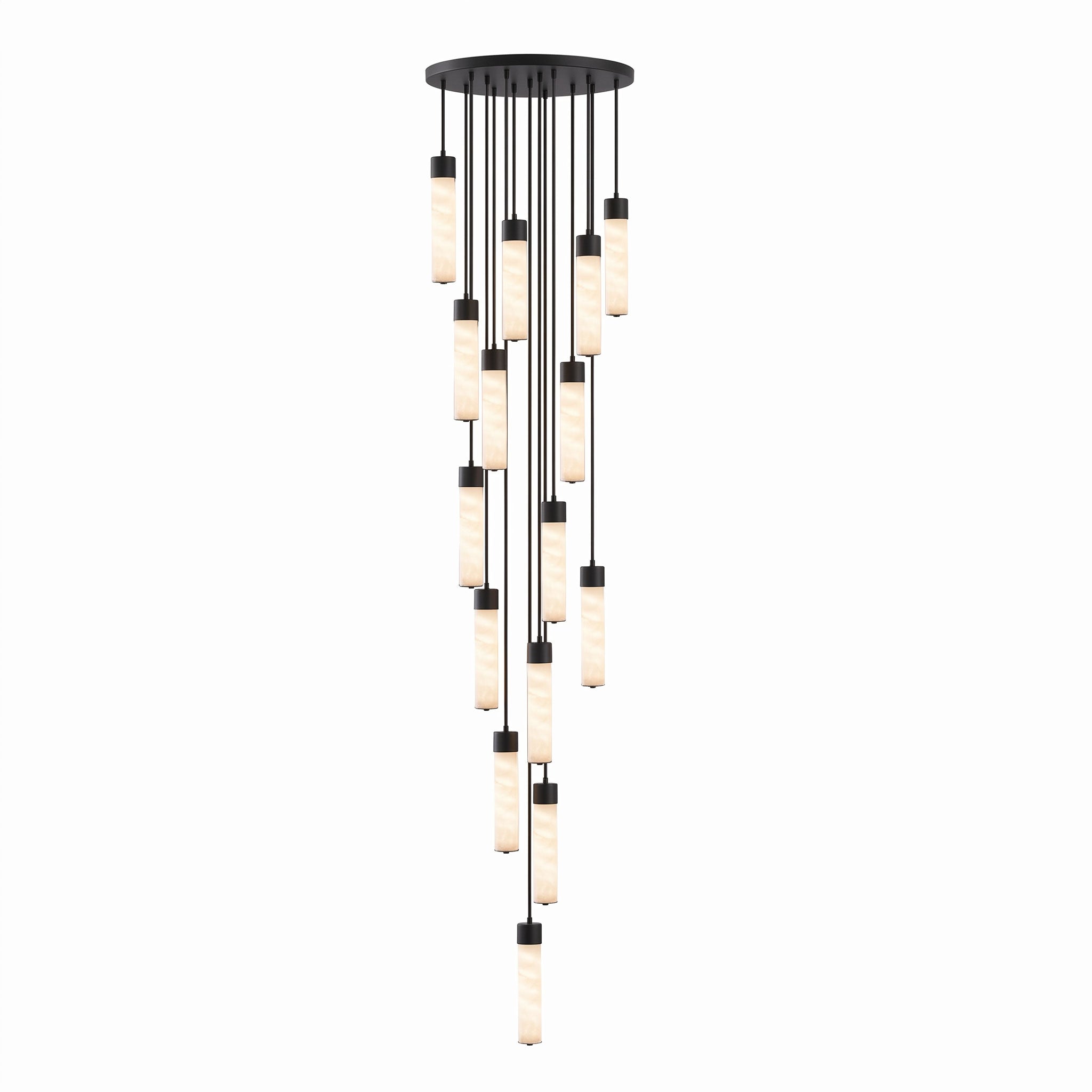 Alabaster Tala Brass Pendant Lamp