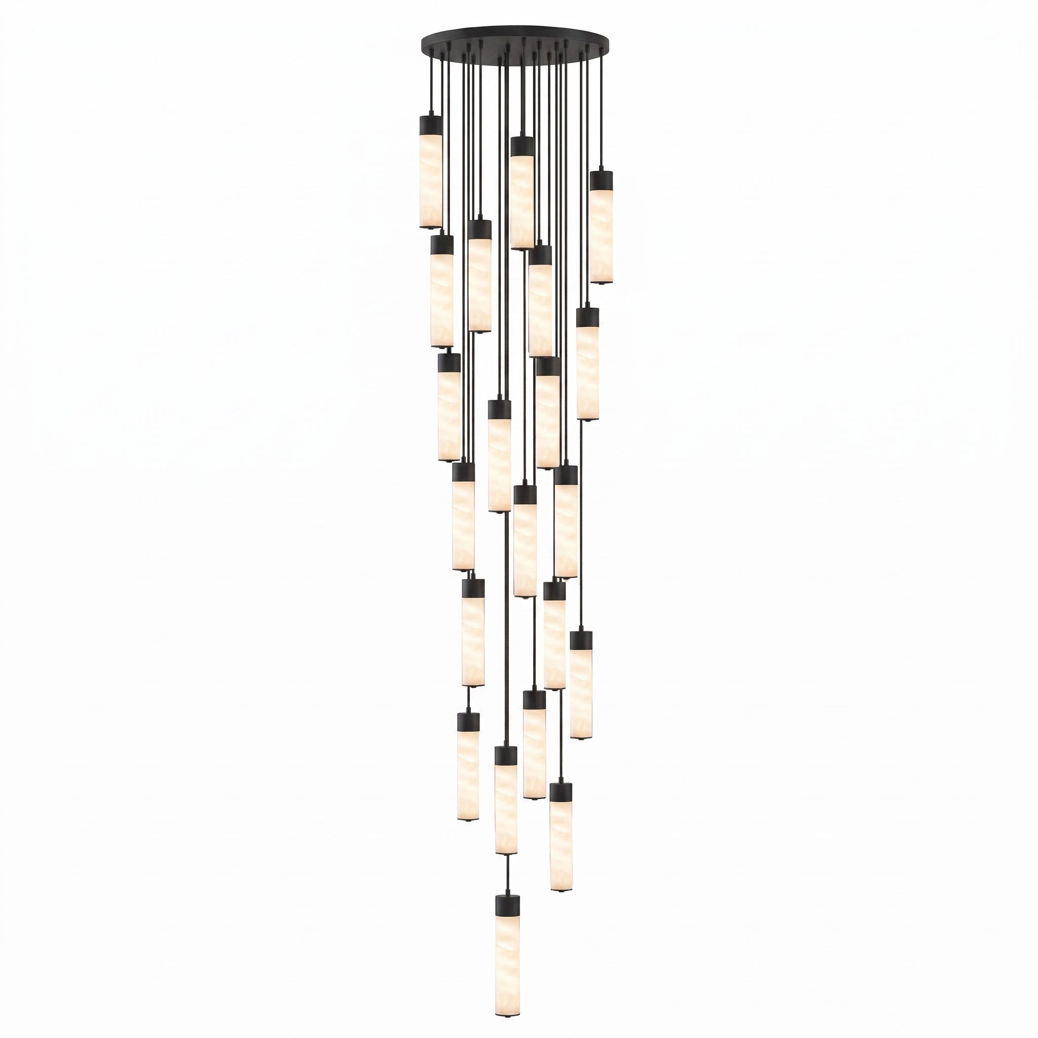 Alabaster Tala Brass Pendant Lamp