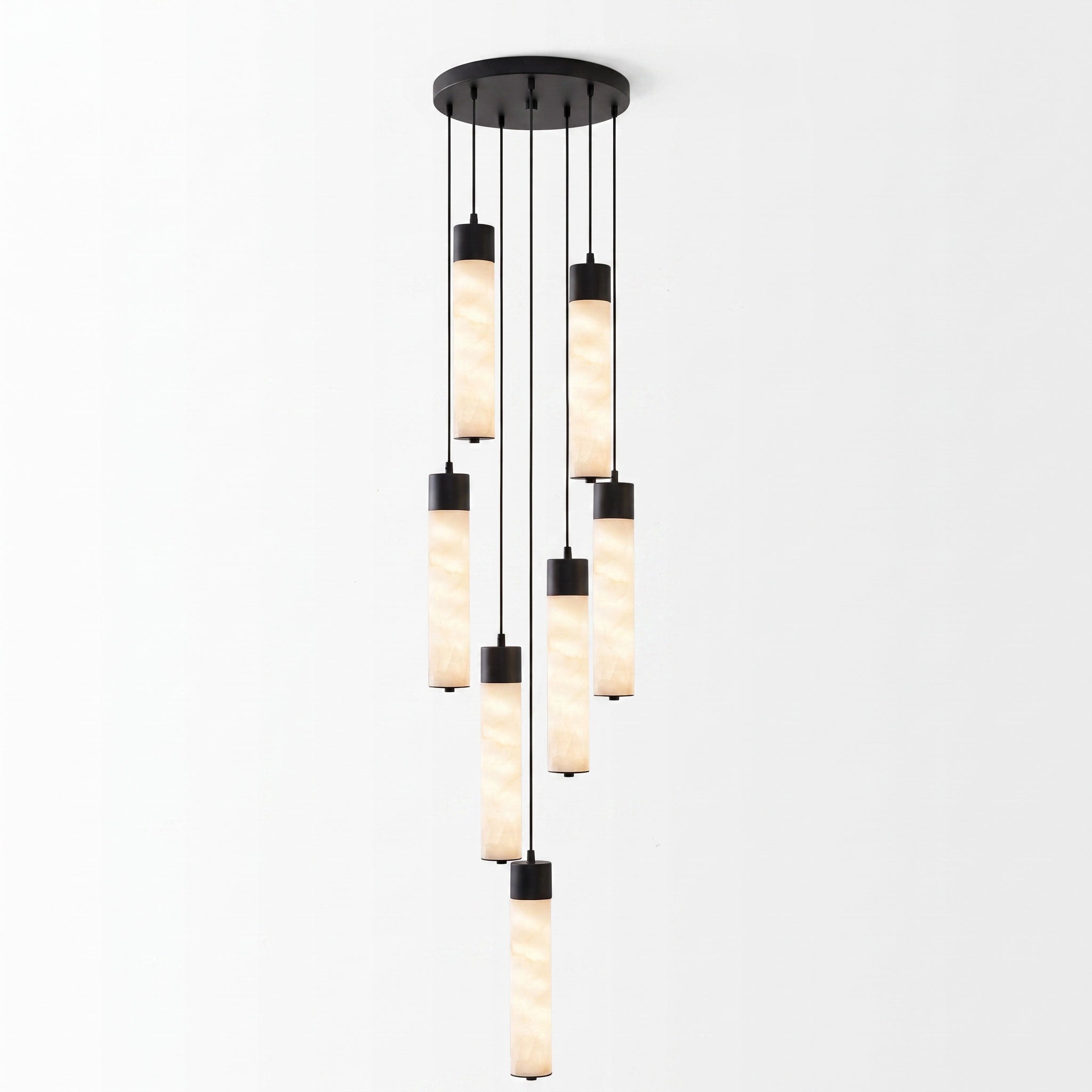 Alabaster Tala Brass Pendant Lamp
